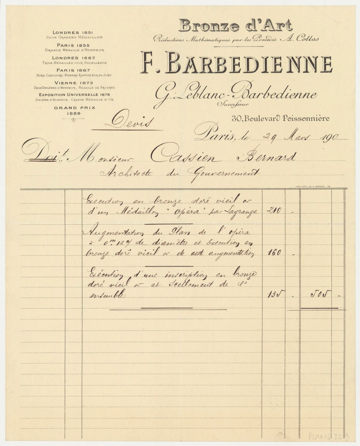 Gustave Leblanc-Barbedienne