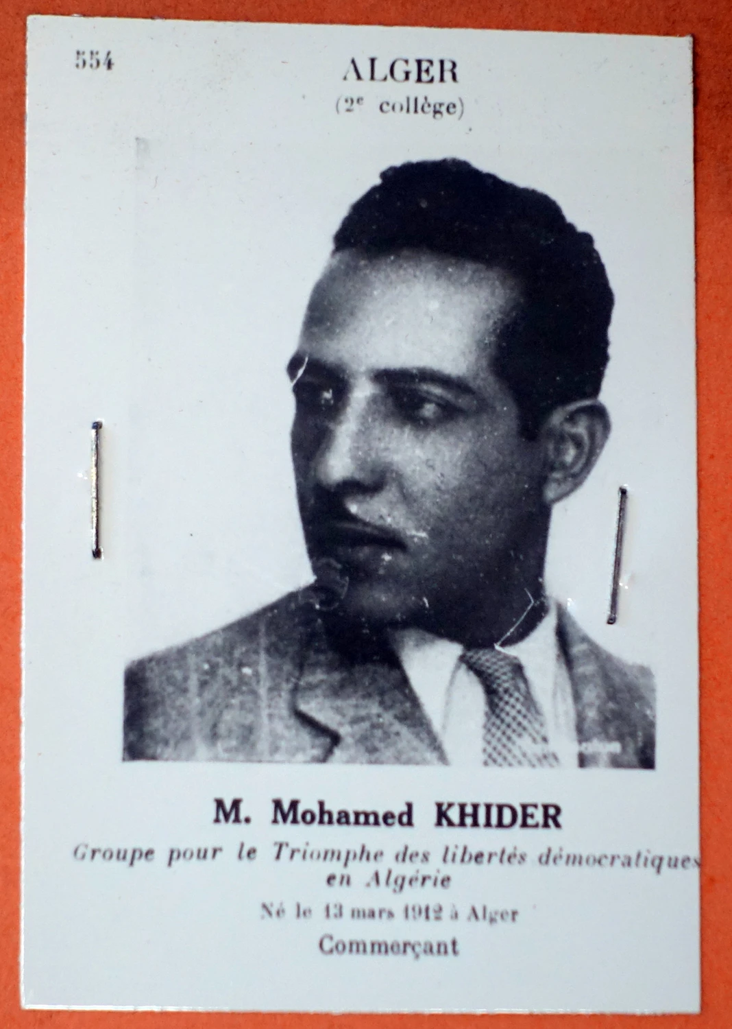 Mohamed Khider