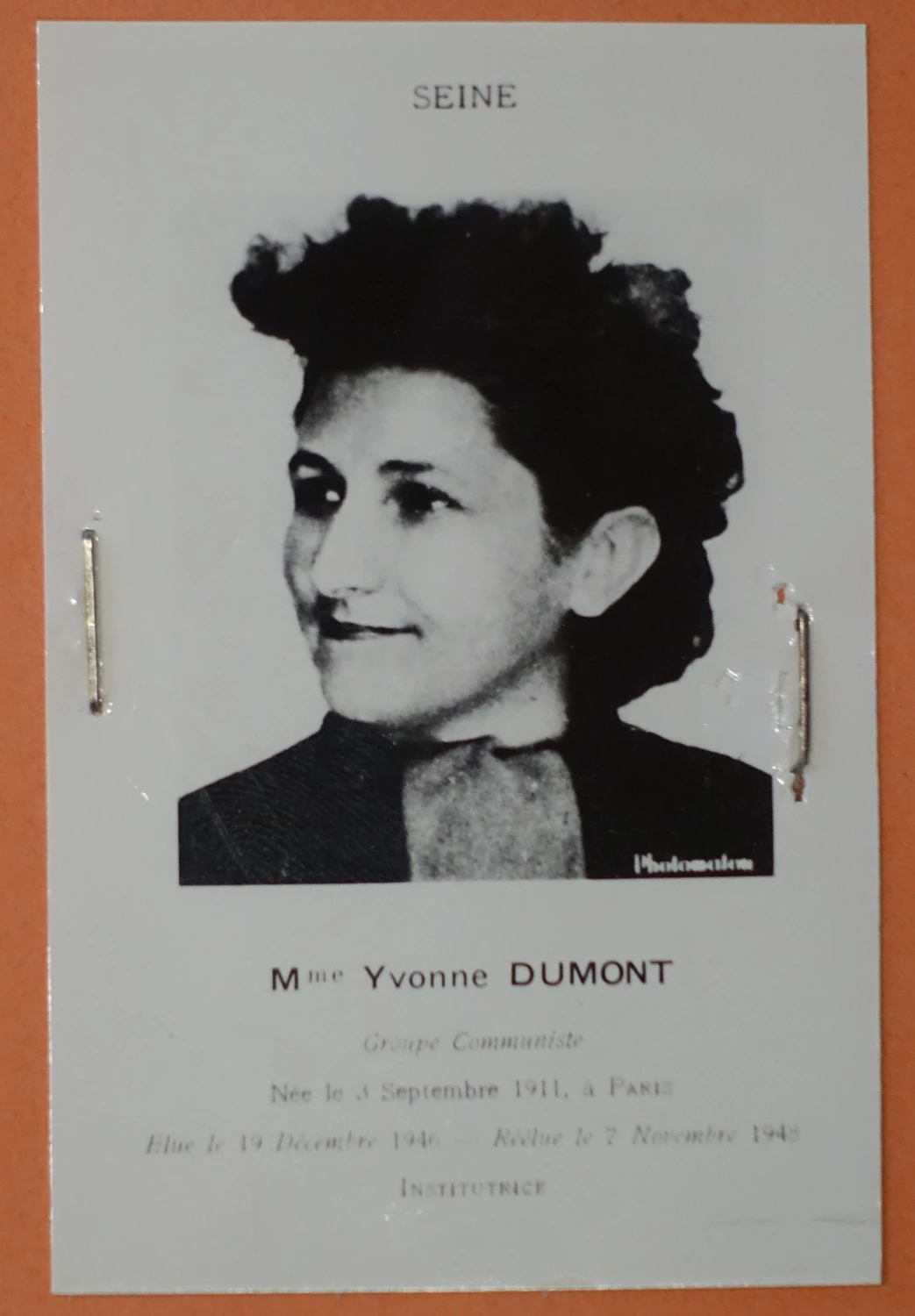 Yvonne Dumont